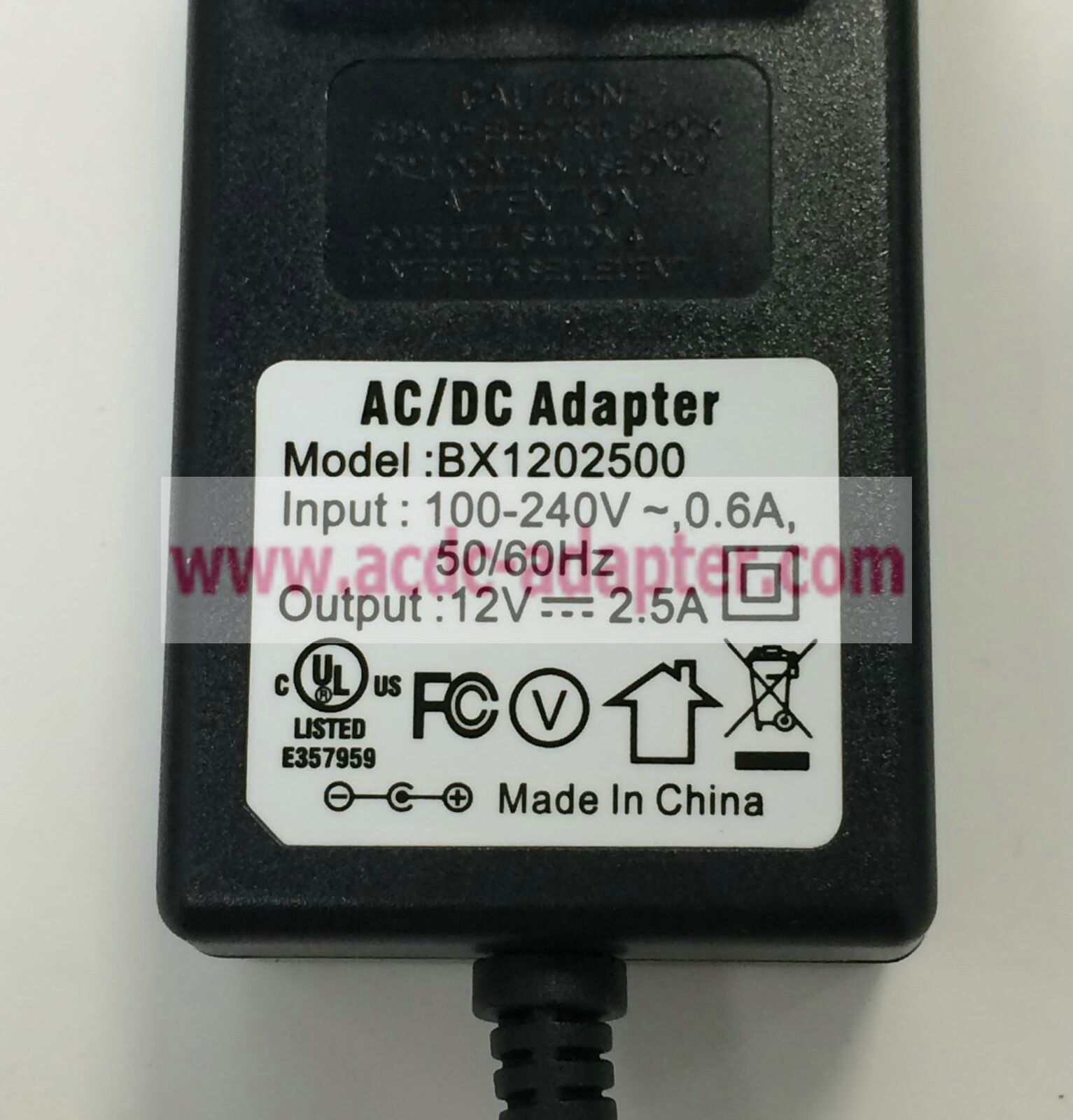Brand new 12V 2.5A AC/DC Adapter For Lorex BX1202500 DVR Security System - Click Image to Close